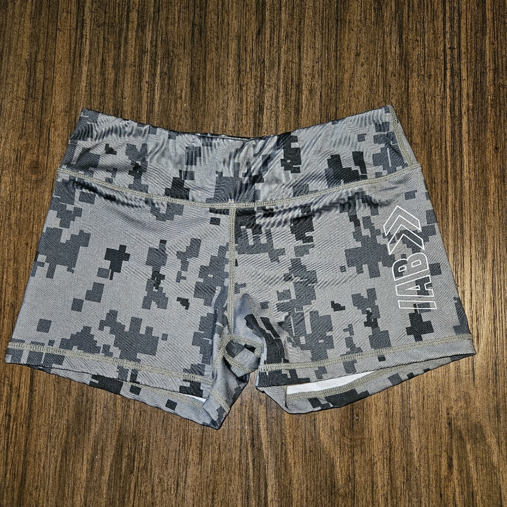 IAB MFG Booty Shorts Gray Camo Size 6 or Small